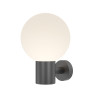 Kinkiet zewnętrzny aluminiowy czarny O598WL-01B z serii Bold - Lampy Maytoni