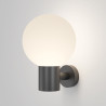 Kinkiet zewnętrzny aluminiowy czarny O598WL-01B z serii Bold - Lampy Maytoni