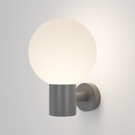 Kinkiet zewnętrzny aluminiowy szary O598WL-01GR z serii Bold - Lampy Maytoni