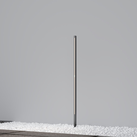 Lampa ogrodowa aluminiowa grafitowa O440FL-L18GF3K z serii Pole - Lampy Maytoni