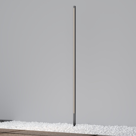 Lampa ogrodowa aluminiowa grafitowa O440FL-L24GF3K z serii Pole - Lampy Maytoni