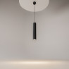Lampa wisząca aluminiowa czarna P082PL-GU10-B z serii Artisan - Lampy Maytoni