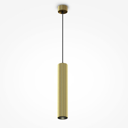 Lampa wisząca aluminiowa mosiężna P106PL-01-GU10-BS z serii Calipso - Lampy Maytoni