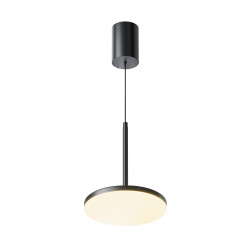 Lampa wisząca aluminiowa czarna P076PL-L12W3K-B z serii Plato - Lampy Maytoni