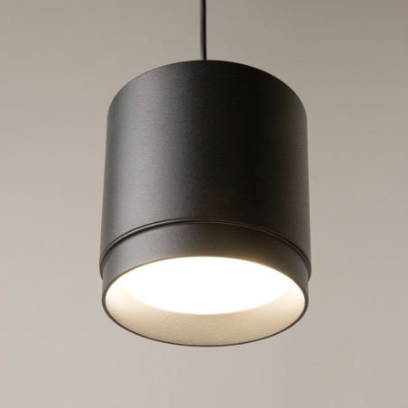 Lampa wisząca aluminiowa czarna P088PL-GX53-B z serii Polar - Lampy Maytoni