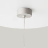 Lampa wisząca aluminiowa biała P088PL-GX53-W z serii Polar - Lampy Maytoni