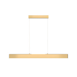 Lampa wisząca aluminiowa złota matowa P010PL-L30G3K z serii Step - Lampy Maytoni