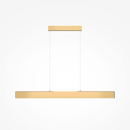 Lampa wisząca aluminiowa złota matowa P010PL-L30G3K z serii Step - Lampy Maytoni