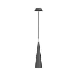 Lampa wisząca metalowa czarna P318PL-01B z serii Nevill - Lampy Maytoni
