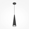 Lampa wisząca metalowa czarna P318PL-01B z serii Nevill - Lampy Maytoni