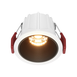 Oprawa podtynkowa aluminiowa biało-czarna DL043-01-10W2.7K-RD-WB-DE z serii Alfa LED - Lampy Maytoni