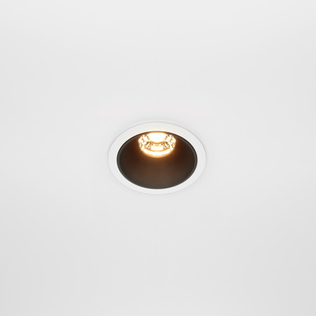 Oprawa podtynkowa aluminiowa biało-czarna DL043-01-10W2.7K-RD-WB-DE z serii Alfa LED - Lampy Maytoni