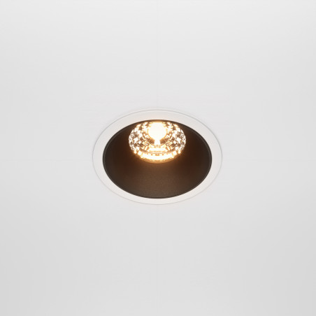 Oprawa podtynkowa aluminiowa biało-czarna DL043-01-15W2.7K-RD-WB-DE z serii Alfa LED - Lampy Maytoni