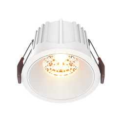 Oprawa podtynkowa aluminiowa biała DL043-01-15W2.7K-RD-W-DE z serii Alfa LED - Lampy Maytoni