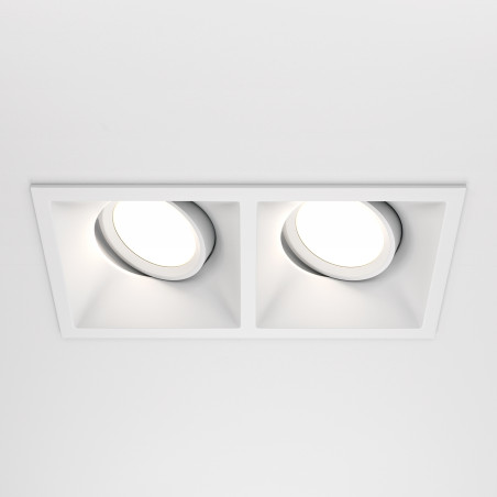 Oprawa podtynkowa aluminiowa biała 2-punktowa DL029-2-02W z serii Dot - Lampy Maytoni