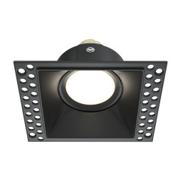 Oprawa podtynkowa aluminiowa czarna DL042-01-SQ-B z serii Dot - Lampy Maytoni