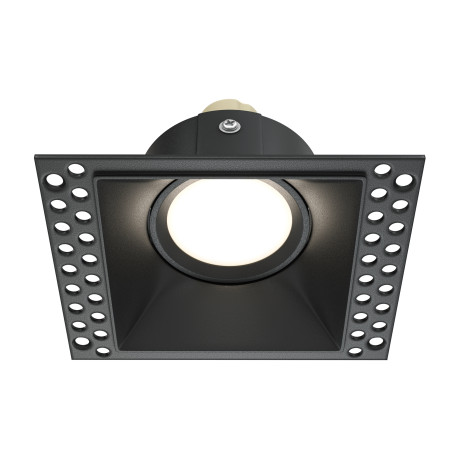 Oprawa podtynkowa aluminiowa czarna DL042-01-SQ-B z serii Dot - Lampy Maytoni