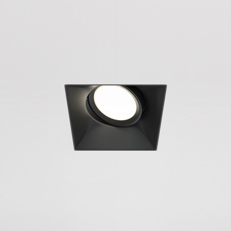 Oprawa podtynkowa aluminiowa czarna DL042-01-SQ-B z serii Dot - Lampy Maytoni