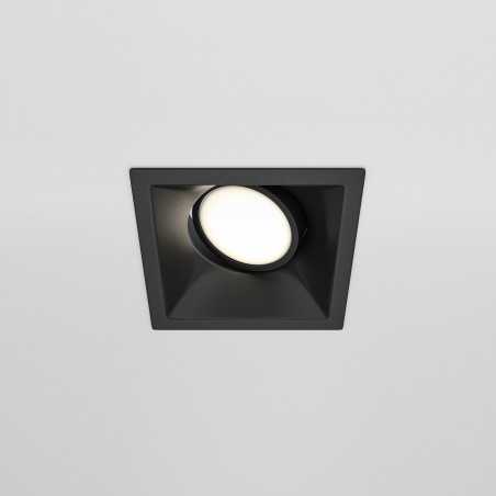 Oprawa podtynkowa aluminiowa czarna DL029-2-01B z serii Dot - Lampy Maytoni