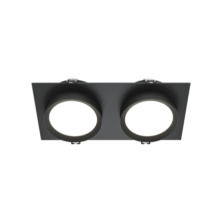 Oprawa podtynkowa czarna 2-punktowa DL086-02-GX53-SQ-B z serii Hoop - Lampy Maytoni