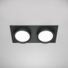 Oprawa podtynkowa czarna 2-punktowa DL086-02-GX53-SQ-B z serii Hoop - Lampy Maytoni