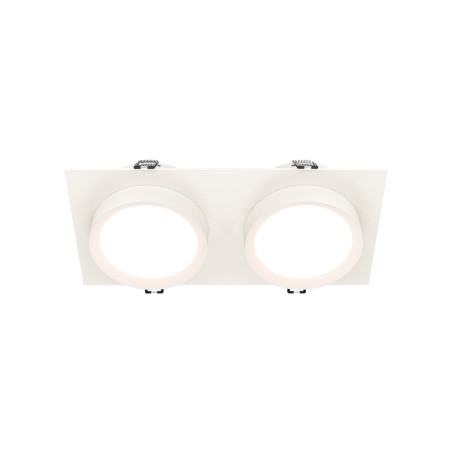Oprawa podtynkowa biała 2-punktowa DL086-02-GX53-SQ-W z serii Hoop - Lampy Maytoni