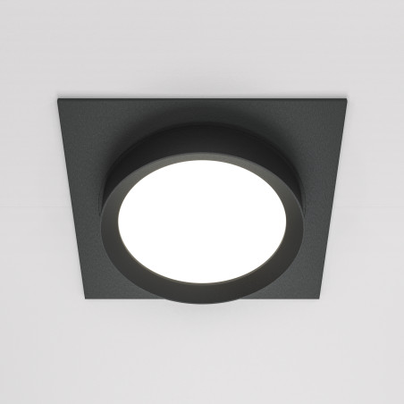 Oprawa podtynkowa czarna DL086-GX53-SQ-B z serii Hoop - Lampy Maytoni