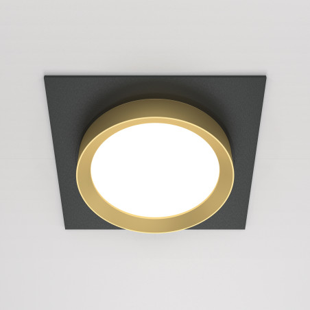 Oprawa podtynkowa czarna DL086-GX53-SQ-BG z serii Hoop - Lampy Maytoni