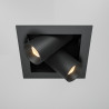 Oprawa podtynkowa aluminiowa czarna DL094-02-7W3K-B z serii Magnum - Lampy Maytoni