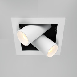 Oprawa podtynkowa aluminiowa biała DL094-02-7W3K-W z serii Magnum - Lampy Maytoni