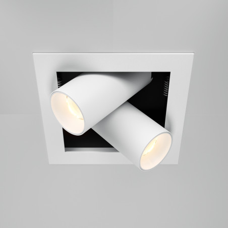 Oprawa podtynkowa aluminiowa biała DL094-02-7W3K-W z serii Magnum - Lampy Maytoni