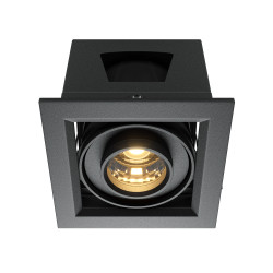 Oprawa podtynkowa aluminiowa czarna DL093-01-10W3K-B z serii Metal Modern - Lampy Maytoni