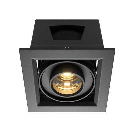Oprawa podtynkowa aluminiowa czarna DL093-01-10W3K-B z serii Metal Modern - Lampy Maytoni