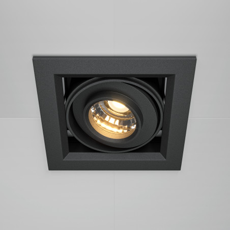 Oprawa podtynkowa aluminiowa czarna DL093-01-10W3K-B z serii Metal Modern - Lampy Maytoni