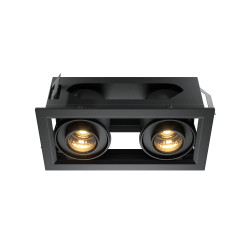 Oprawa podtynkowa aluminiowa czarna DL093-02-10W3K-B z serii Metal Modern - Lampy Maytoni