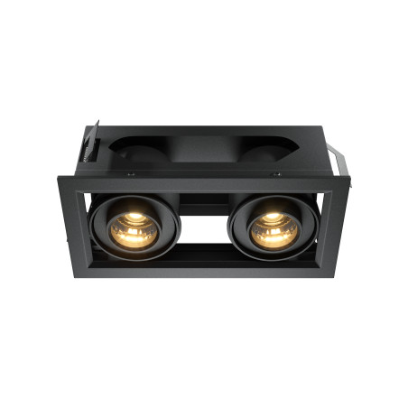 Oprawa podtynkowa aluminiowa czarna DL093-02-10W3K-B z serii Metal Modern - Lampy Maytoni
