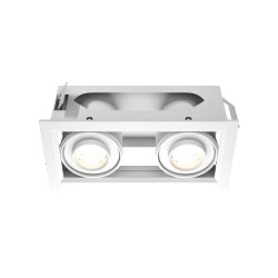 Oprawa podtynkowa aluminiowa biała DL093-02-10W3K-W z serii Metal Modern - Lampy Maytoni