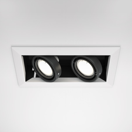 Oprawa podtynkowa metalowa biała 2-punktowa DL008-2-02-W z serii Metal Modern - Lampy Maytoni