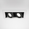 Oprawa podtynkowa metalowa biała 2-punktowa DL008-2-02-W z serii Metal Modern - Lampy Maytoni