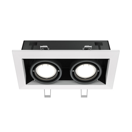 Oprawa podtynkowa metalowa biała 2-punktowa DL008-2-02-W z serii Metal Modern - Lampy Maytoni