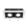 Oprawa podtynkowa metalowa biała 2-punktowa DL008-2-02-W z serii Metal Modern - Lampy Maytoni