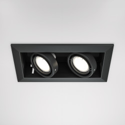 Oprawa podtynkowa metalowa czarna 2-punktowa DL008-2-02-B z serii Metal Modern - Lampy Maytoni