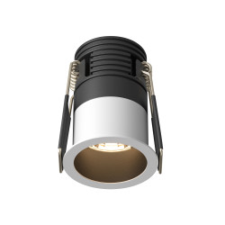 Oprawa podtynkowa aluminiowa czarno-biała DL089-5W3K-BW z serii Minor - Lampy Maytoni