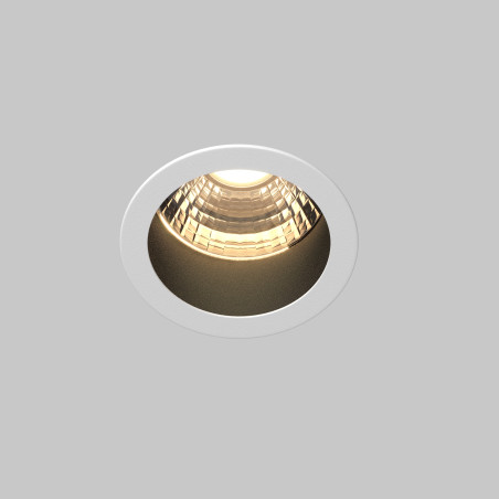 Oprawa podtynkowa aluminiowa czarno-biała DL089-5W3K-BW z serii Minor - Lampy Maytoni