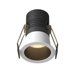 Oprawa podtynkowa aluminiowa czarno-biała DL089-9W3K-BW z serii Minor - Lampy Maytoni
