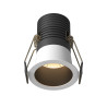 Oprawa podtynkowa aluminiowa czarno-biała DL089-9W3K-BW z serii Minor - Lampy Maytoni