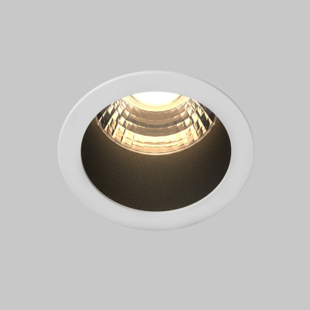 Oprawa podtynkowa aluminiowa czarno-biała DL089-9W3K-BW z serii Minor - Lampy Maytoni