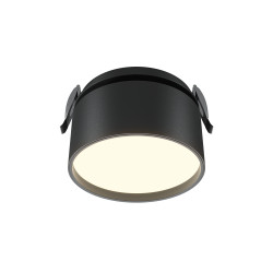Oprawa podtynkowa aluminiowa czarna DL024-12W-DTW-B z serii Onda - Lampy Maytoni