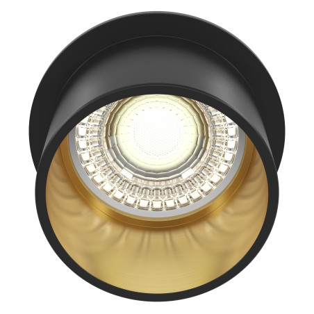 Oprawa podtynkowa aluminiowa czarna DL050-01GB z serii Reif - Lampy Maytoni