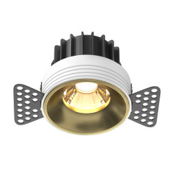 Oprawa podtynkowa aluminiowa mosiężna DL058-12W3K-TRS-BS z serii Round - Lampy Maytoni